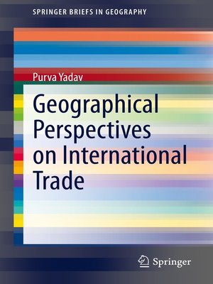 cover image of Geographical Perspectives on International Trade